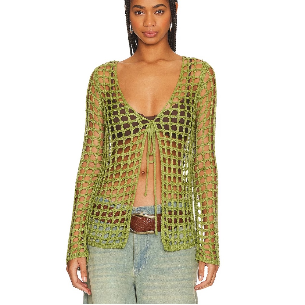 Malya Tie Cardigan